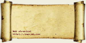 Jovana Ruhteski vizit kartica